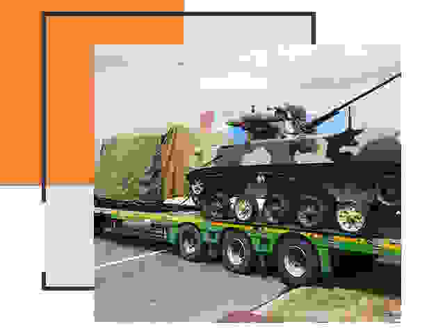 Перевозка военной техники в Конаково
